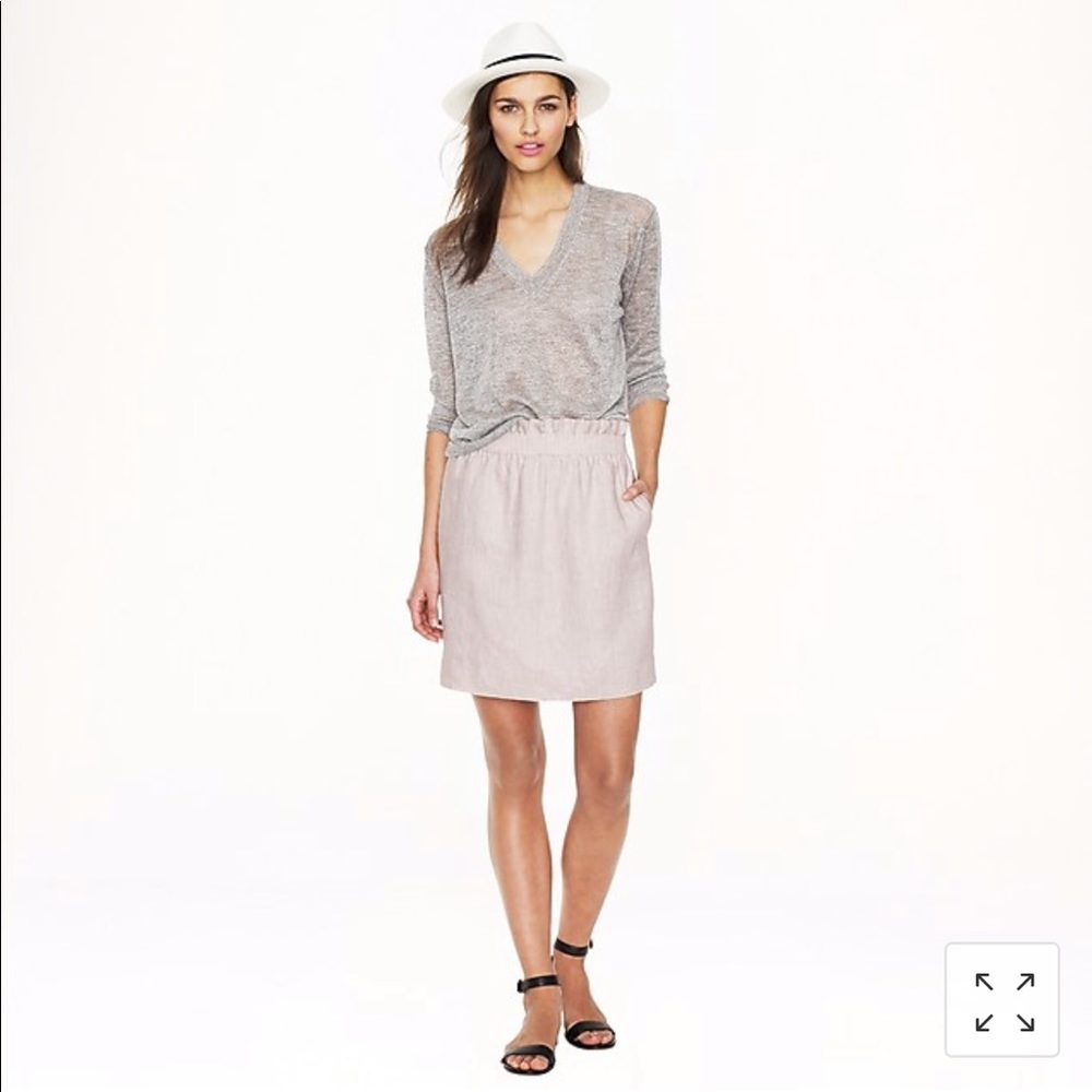J. Crew Linen Skirt